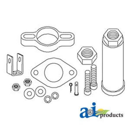 A & I PRODUCTS Adapter, Cable (For Cables to SBA Valves) 8" x8" x2" A-VFH1430